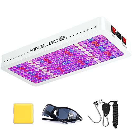 KingLED Newest 2000w LED Grow Lights with LM301B LEDs and 10x Optical Condenser 5x5 ft Coverage Full...