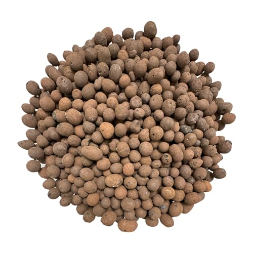 PGN Clay Pebbles for Hydroponic Growing - 10 Liters (4 Pounds) - Organic Expanded Clay Balls for...
