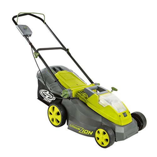 Sun Joe iON16LM 40-Volt 16-Inch Brushless Cordless Lawn Mower, Kit (w/4.0-Ah Battery + Quick...