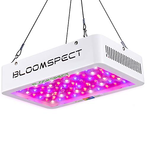 BLOOMSPECT Upgraded 600W LED Grow Light with Daisy Chain, Dual Chips Full Spectrum Plant Grow Lights...