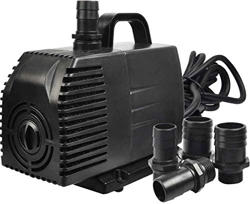 Simple Deluxe 1056GPH 276W Submersible Pump With 15' Cord, Water Pump For Fish Tank, Hydroponics,...