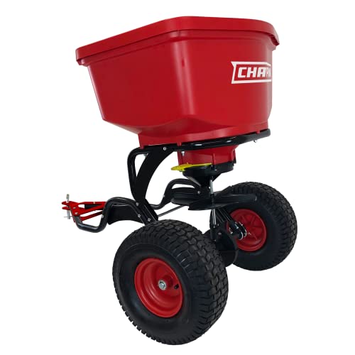 Chapin 8620B 150 lb Tow Behind Spreader with Auto-Stop, Red 8620B 150 lb Tow Behind Spreader with...