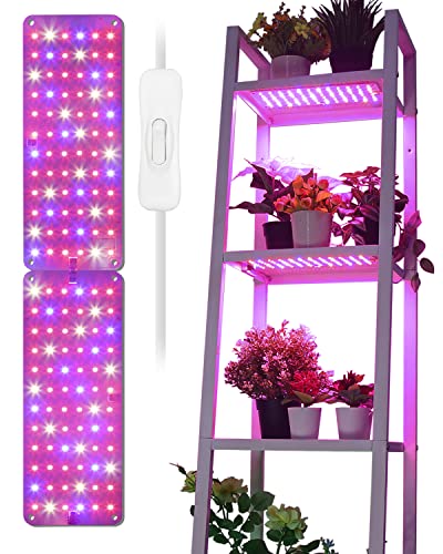 DOMMIA Grow Lights for Indoor Plants, 20W Ultra-Thin Invisible Plant Light, Full Spectrum Led Grow...