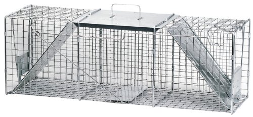 Havahart 1045SR Large 2-Door Humane Catch and Release Live Animal Trap for Armadillos, Beavers,...